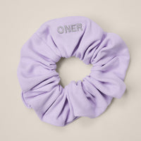 SoftMotion™ Scrunchie with Gray Logo | Lavender Purple