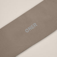SoftMotion™ Headband with Gray Logo | Minky