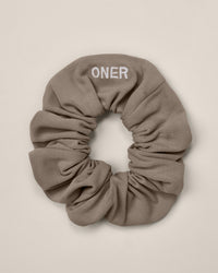 SoftMotion™ Scrunchie with Gray Logo | Minky