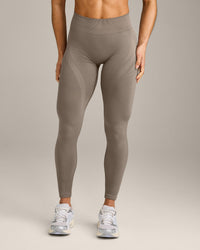 EnhanceLift™ Seamless Leggings with Gray Logo | Warm Minky
