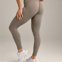 EnhanceLift™ Seamless Leggings with Gray Logo | Warm Minky