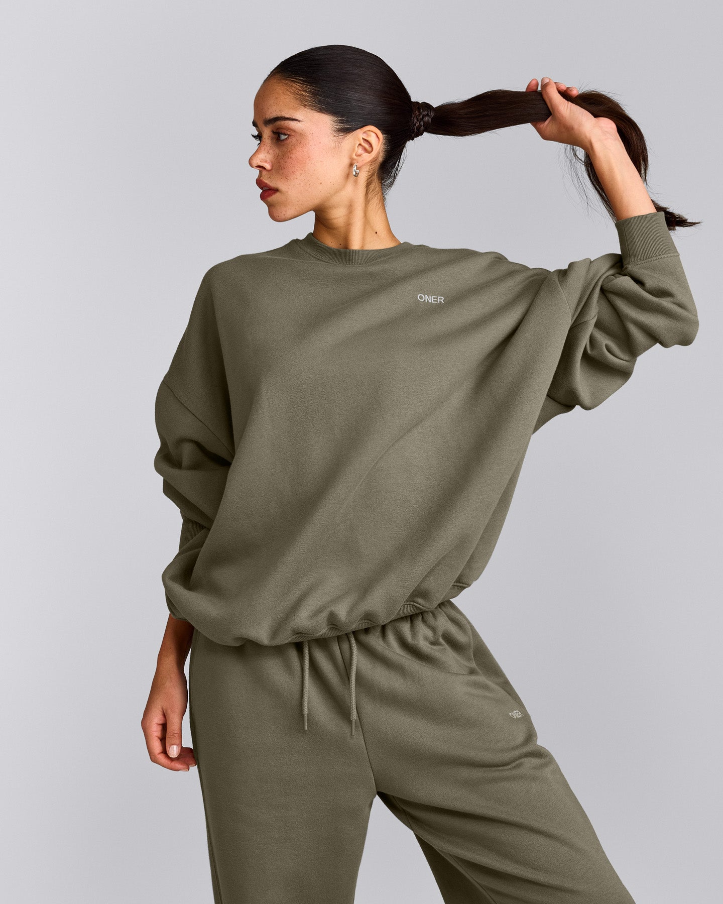 Foundations All Season Crew Neck Sweatshirt | Alpine Green