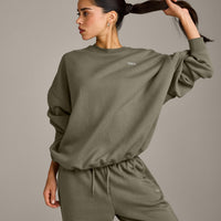 Foundations All Season Crew Neck Sweatshirt | Alpine Green