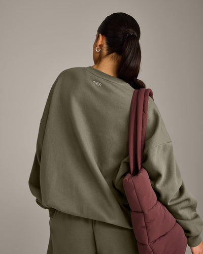 Foundations All Season Crew Neck Sweatshirt | Alpine Green