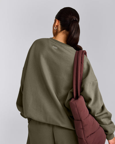 Foundations All Season Crew Neck Sweatshirt | Alpine Green