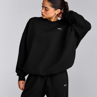 Foundations All Season Crew Neck Sweatshirt | Black