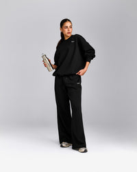 Foundations All Season Crew Neck Sweatshirt | Black