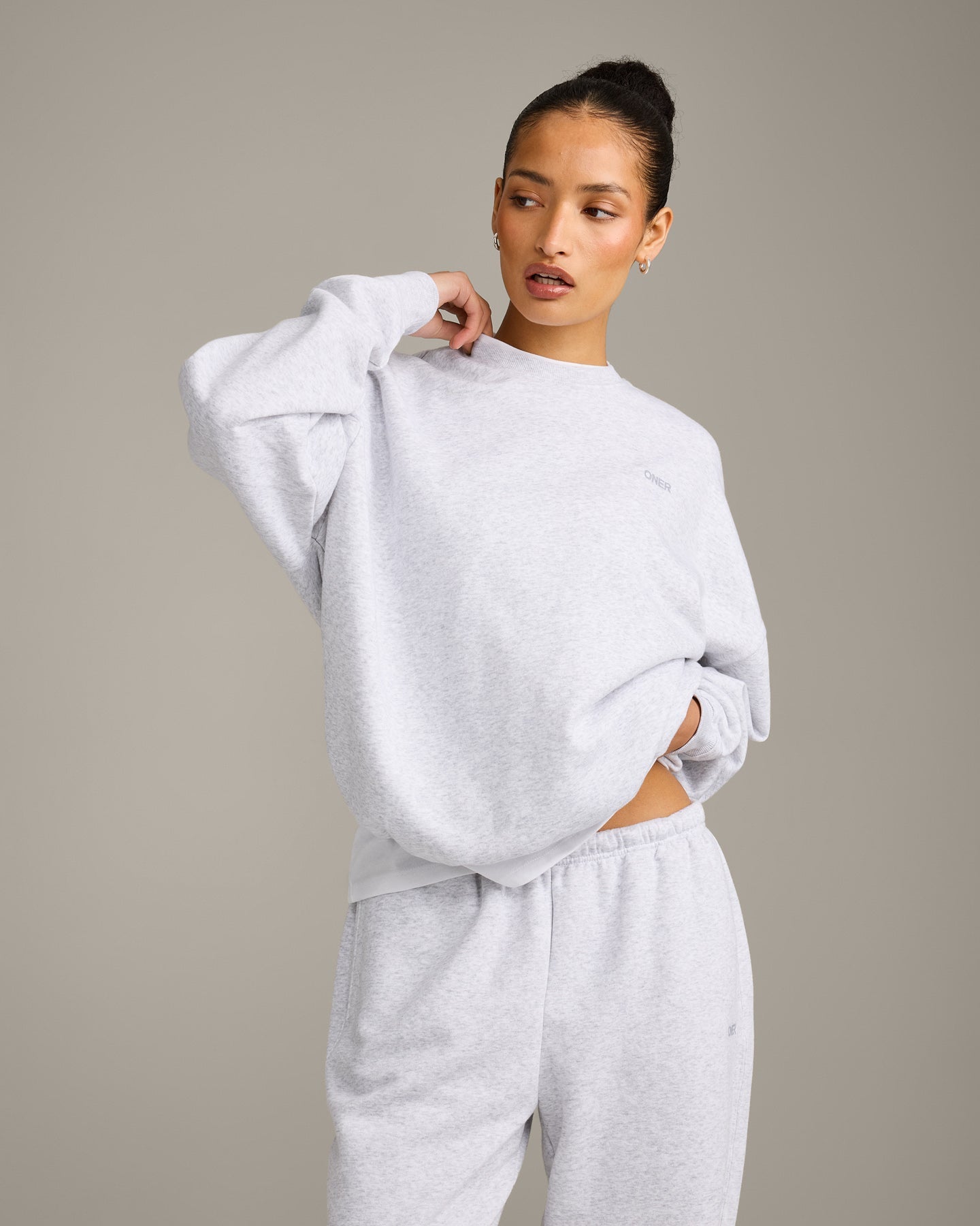 Foundations All Season Crew Neck Sweatshirt | Gray Marl