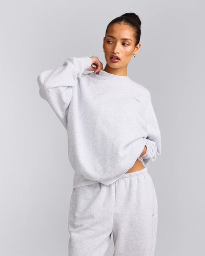 Foundations All Season Crew Neck Sweatshirt | Gray Marl