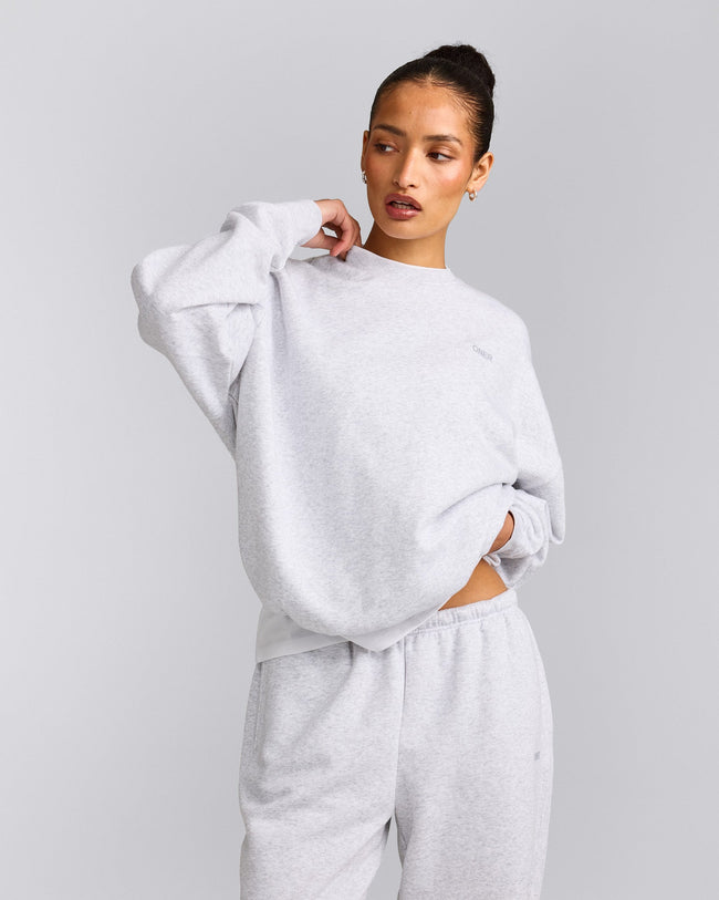 Foundations All Season Crew Neck Sweatshirt | Gray Marl