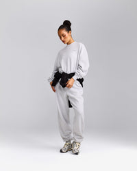Foundations All Season Crew Neck Sweatshirt | Gray Marl