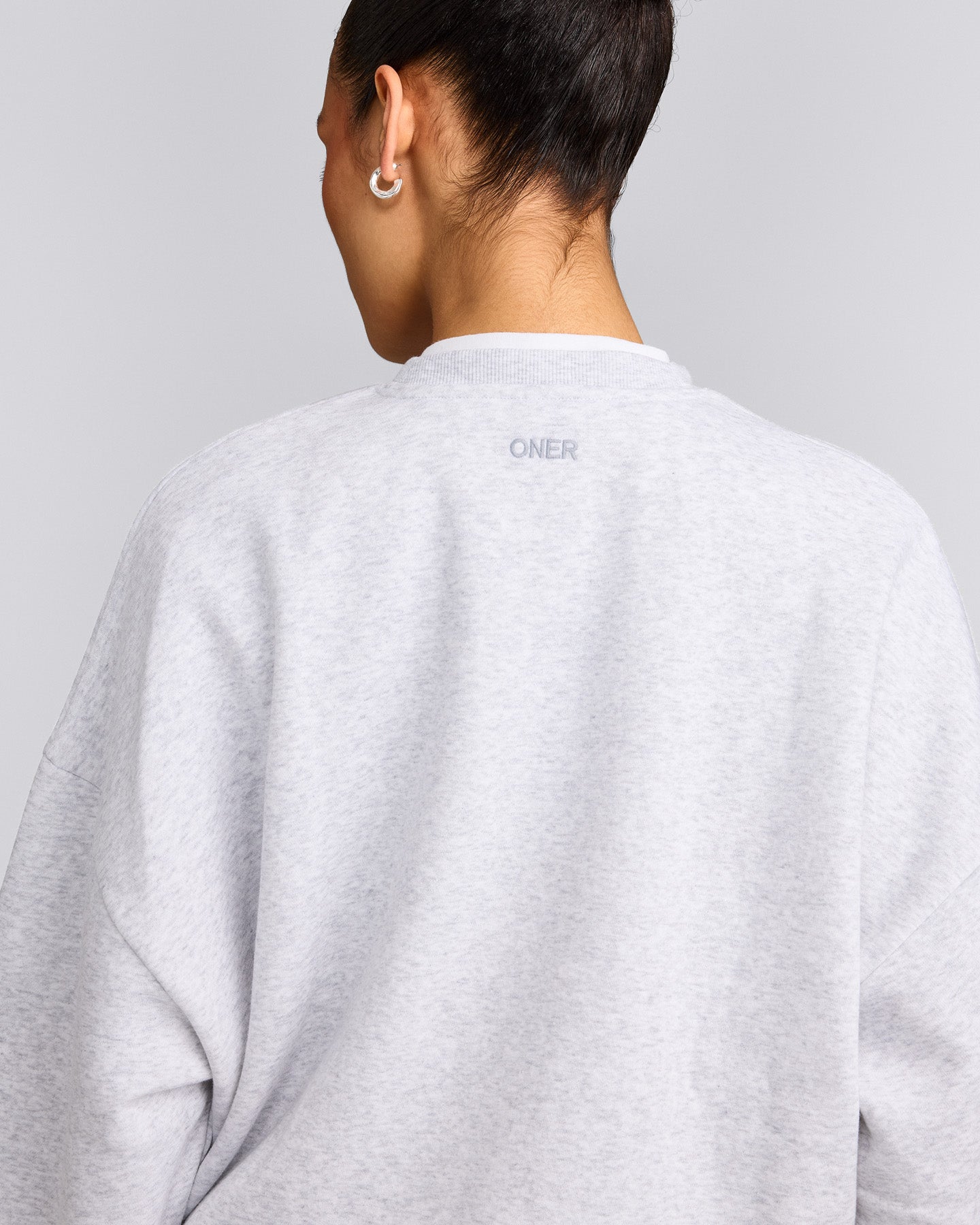 Foundations All Season Crew Neck Sweatshirt | Gray Marl