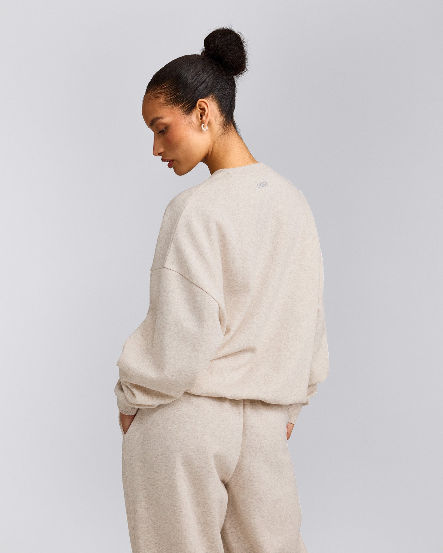 Foundations All Season Crew Neck Sweatshirt | Oat Marl