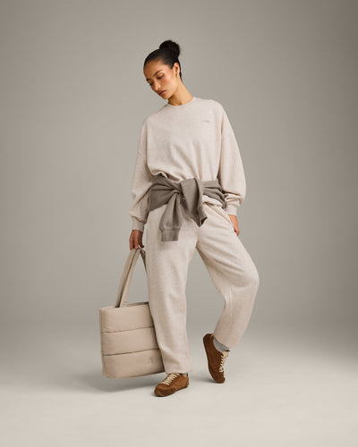 Foundations All Season Crew Neck Sweatshirt | Oat Marl