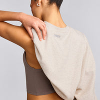Foundations All Season Crew Neck Sweatshirt | Oat Marl