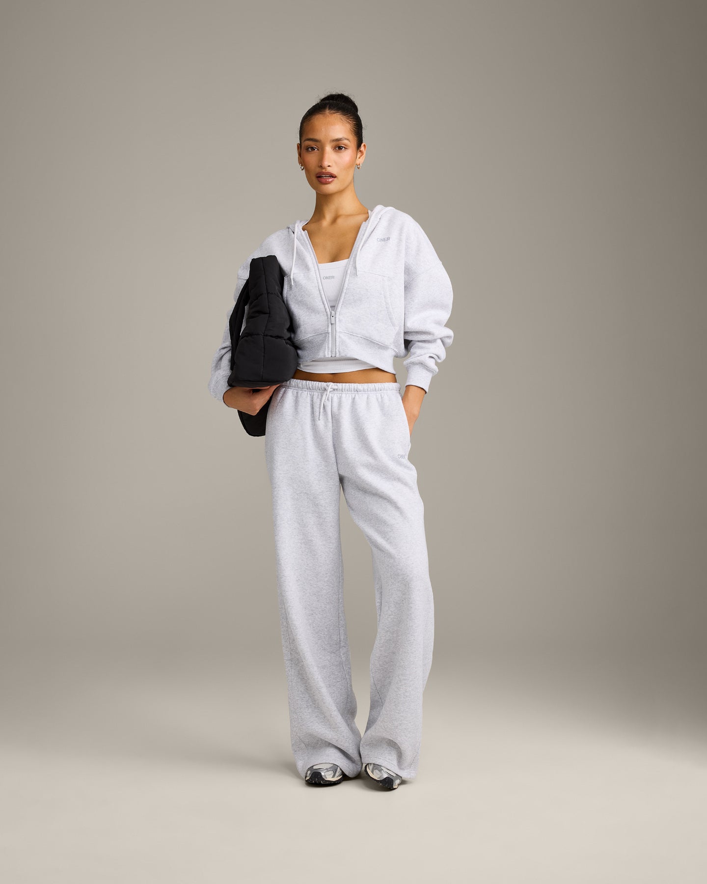 Foundations All Season Straight Leg Sweatpants | Gray Marl