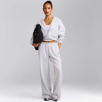 Foundations All Season Straight Leg Sweatpants | Gray Marl