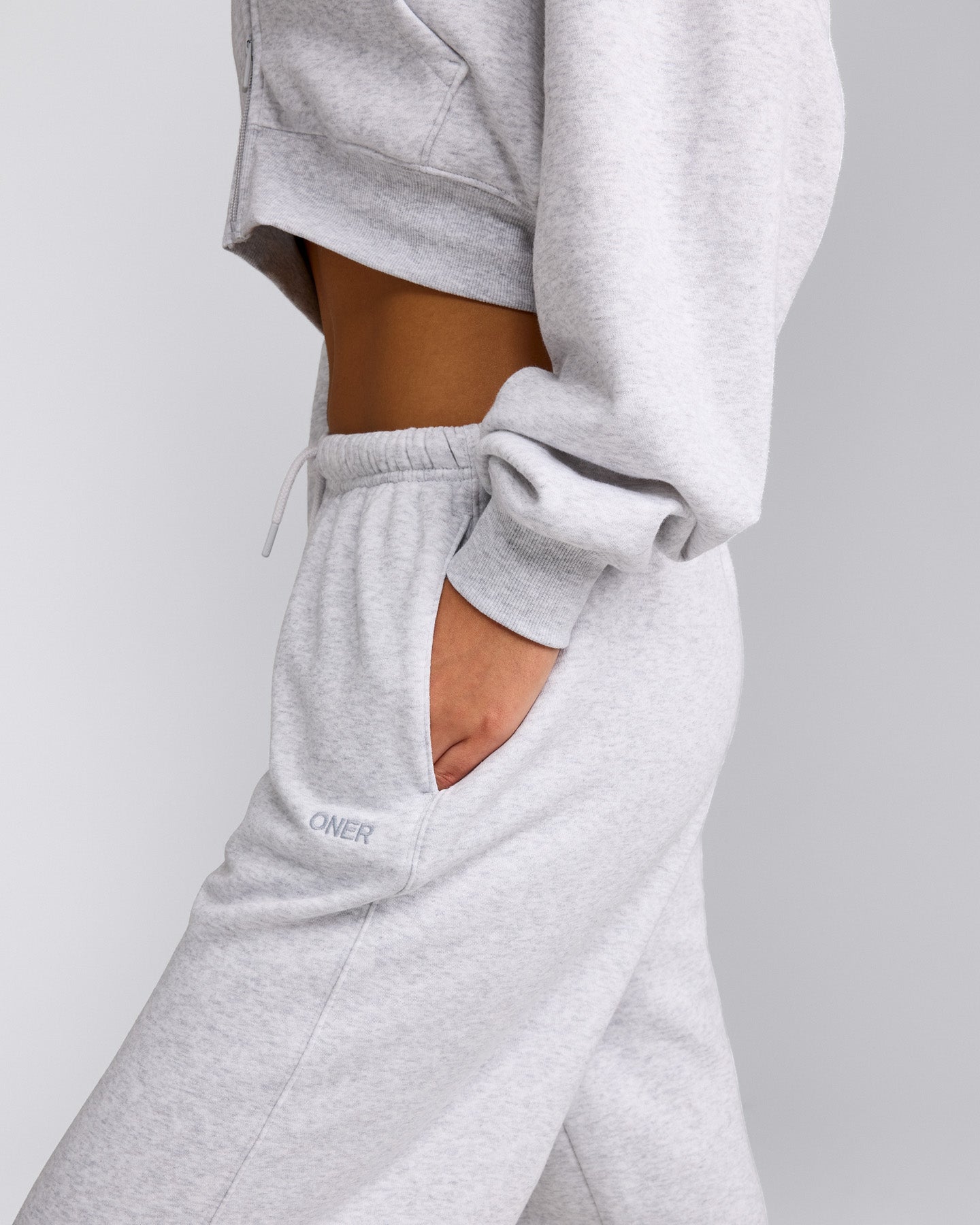 Foundations All Season Straight Leg Sweatpants | Gray Marl