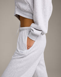 Foundations All Season Straight Leg Sweatpants | Gray Marl