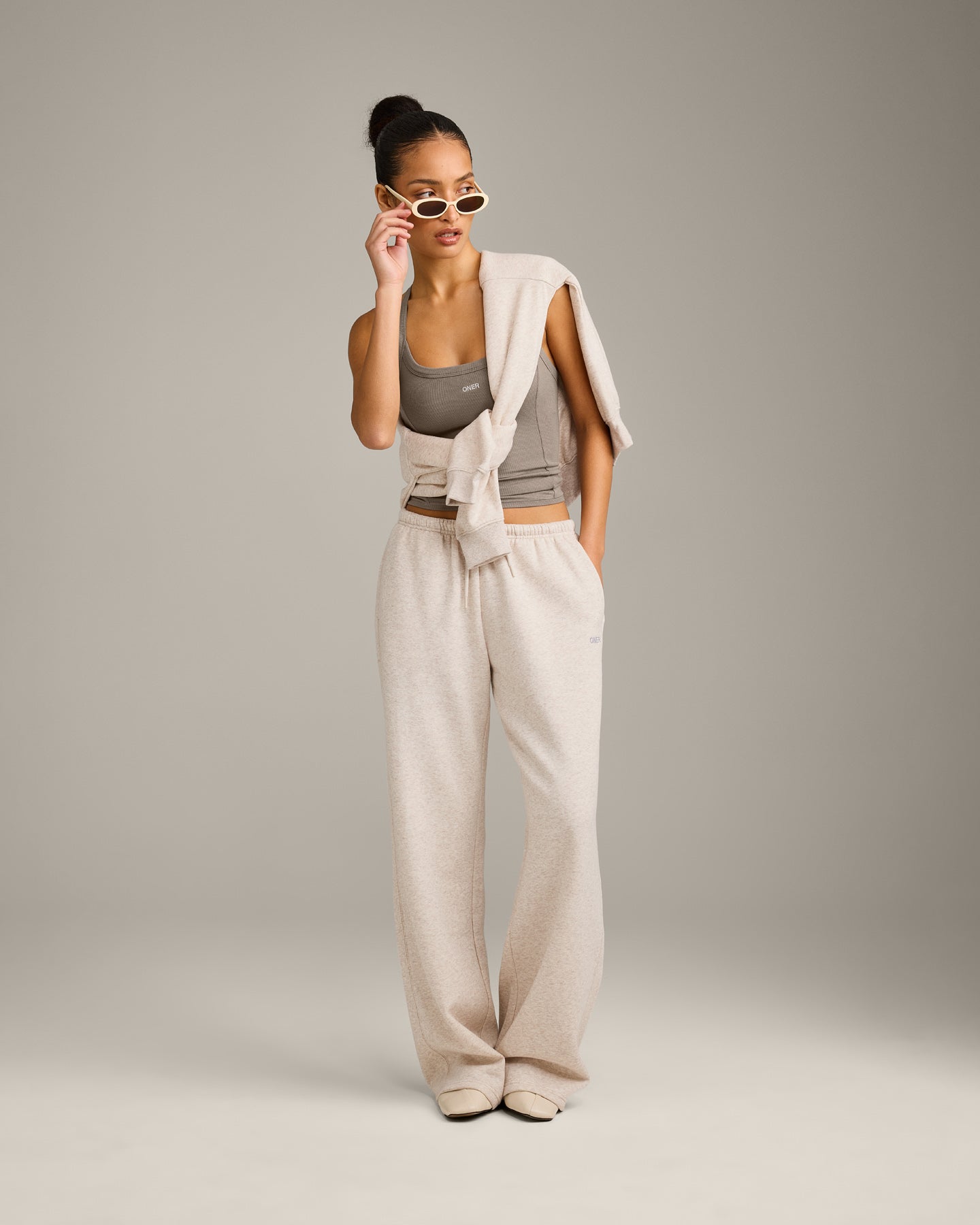 Foundations All Season Straight Leg Sweatpants | Oat Marl
