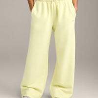Foundations All Season Straight Leg Sweatpants | Pastel Yellow
