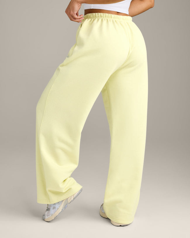 Foundations All Season Straight Leg Sweatpants | Pastel Yellow