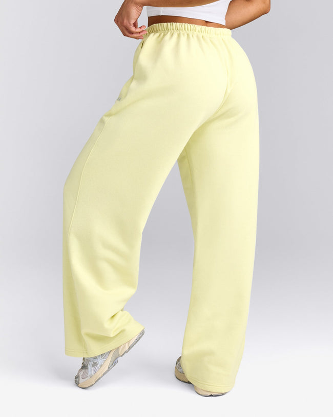 Foundations All Season Straight Leg Sweatpants | Pastel Yellow