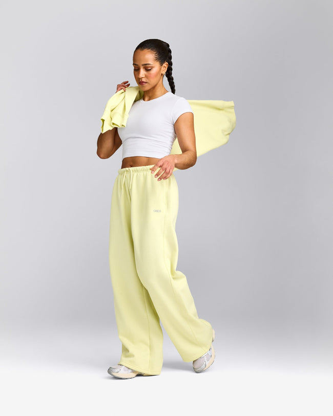 Foundations All Season Straight Leg Sweatpants | Pastel Yellow