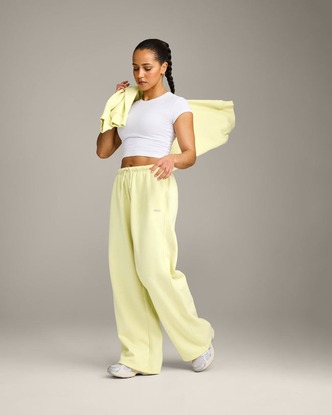 Foundations All Season Straight Leg Sweatpants | Pastel Yellow