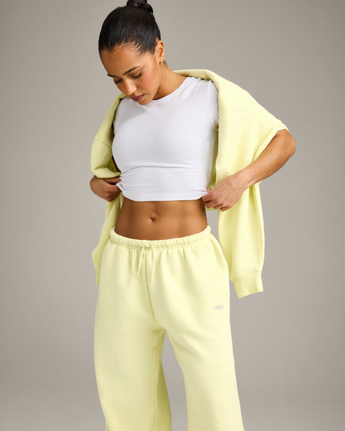 Foundations All Season Straight Leg Sweatpants | Pastel Yellow