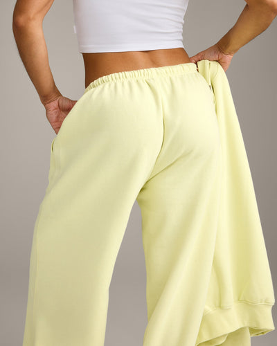 Foundations All Season Straight Leg Sweatpants | Pastel Yellow