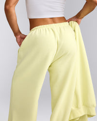 Foundations All Season Straight Leg Sweatpants | Pastel Yellow