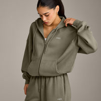 Foundations All Season Zip Up Hoodie | Alpine Green