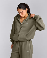 Foundations All Season Zip Up Hoodie | Alpine Green