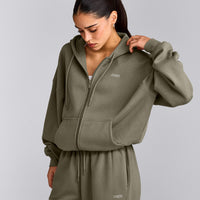 Foundations All Season Zip Up Hoodie | Alpine Green