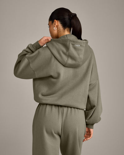 Foundations All Season Zip Up Hoodie | Alpine Green