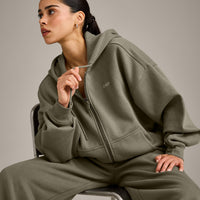Foundations All Season Zip Up Hoodie | Alpine Green