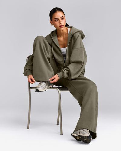 Foundations All Season Zip Up Hoodie | Alpine Green
