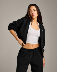 Foundations All Season Zip Up Hoodie | Black
