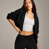Foundations All Season Zip Up Hoodie | Black