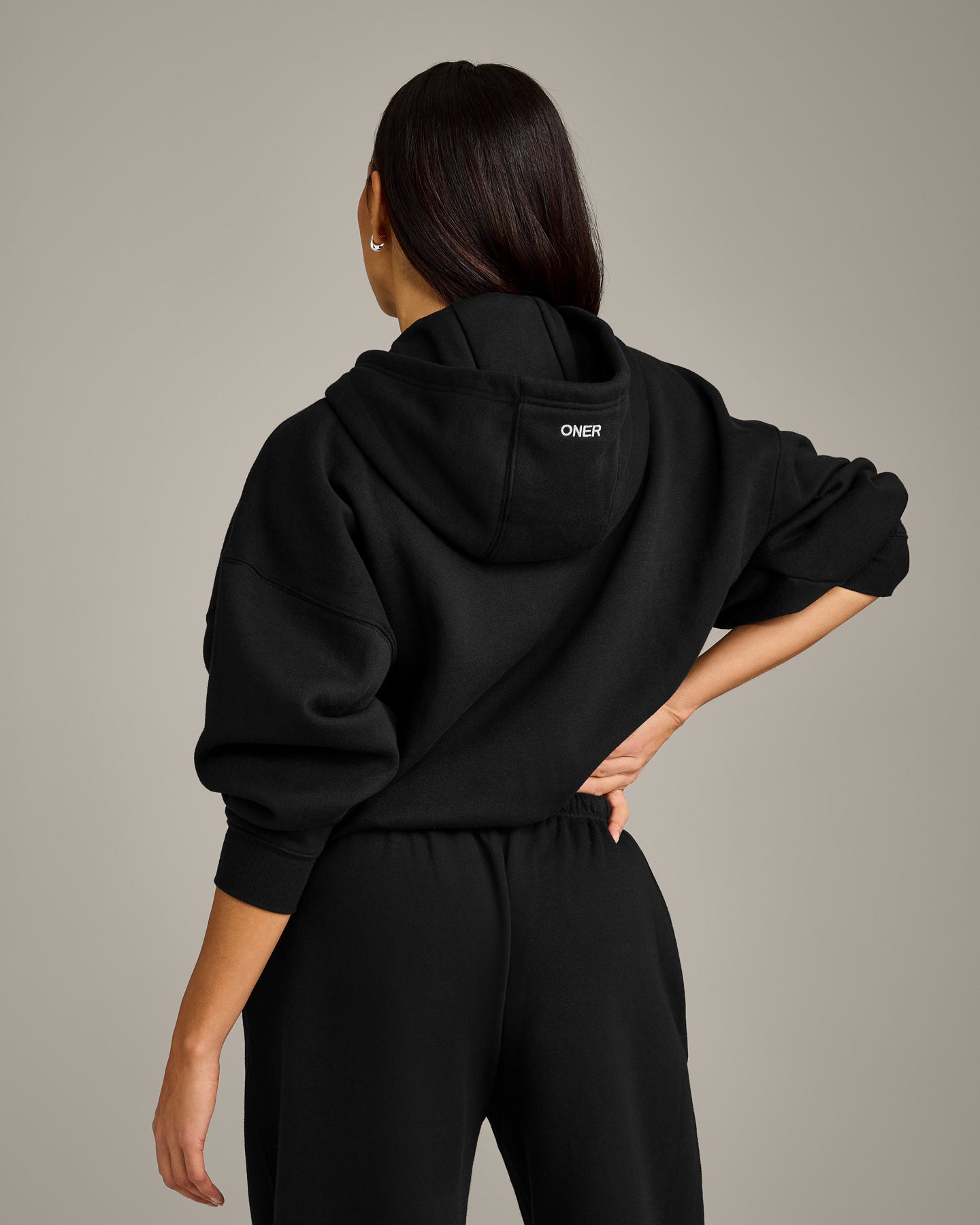 Foundations All Season Zip Up Hoodie | Black