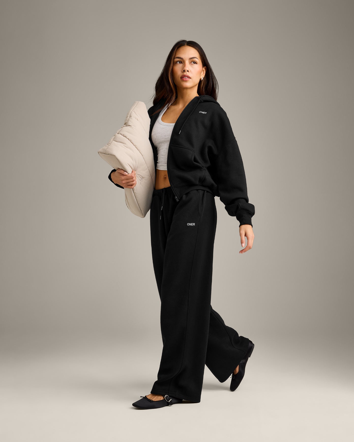 Foundations All Season Zip Up Hoodie | Black