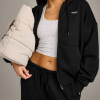 Foundations All Season Zip Up Hoodie | Black