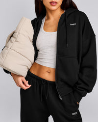 Foundations All Season Zip Up Hoodie | Black
