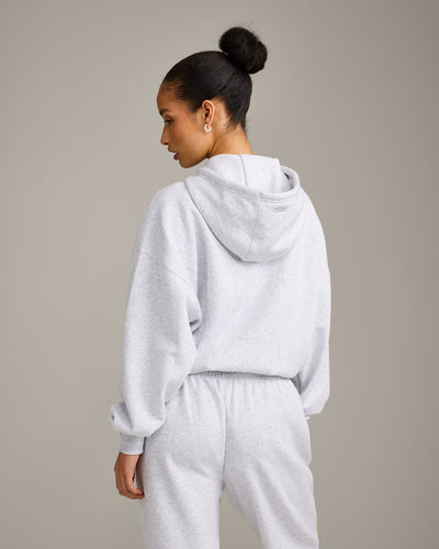 Foundations All Season Zip Up Hoodie | Gray Marl