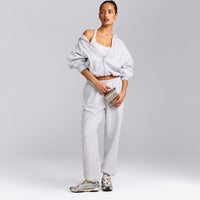 Foundations All Season Zip Up Hoodie | Gray Marl