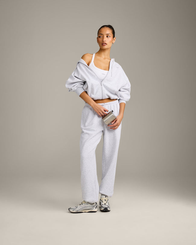 Foundations All Season Zip Up Hoodie | Gray Marl