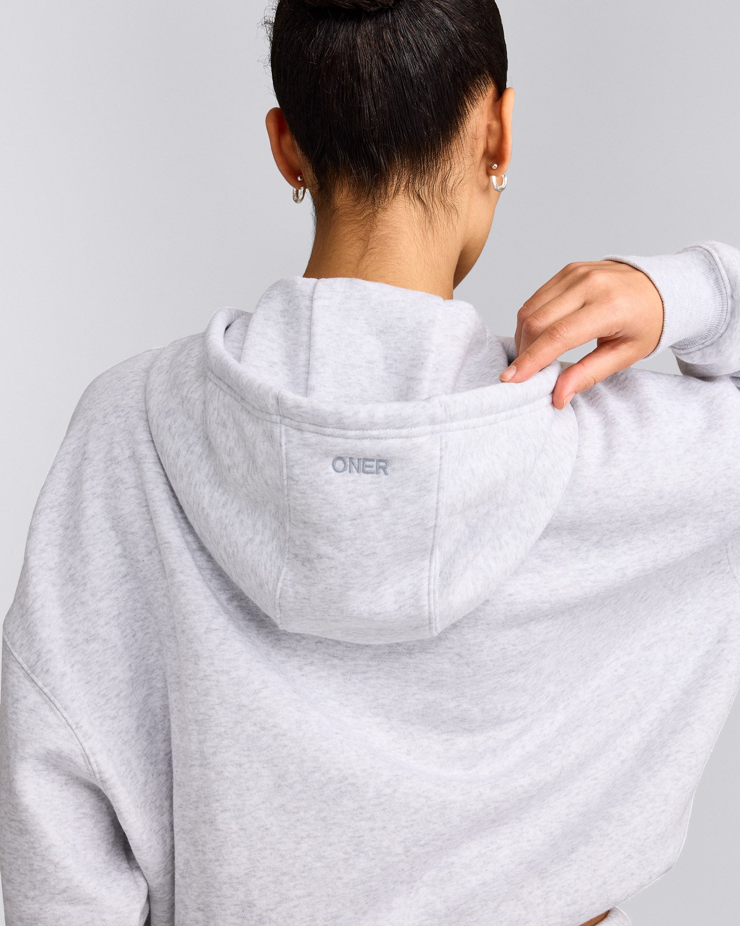 Foundations All Season Zip Up Hoodie | Gray Marl