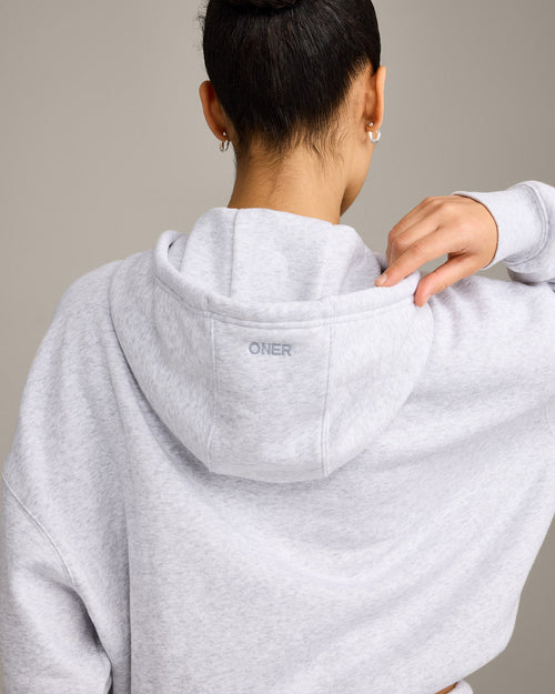 Foundations All Season Zip Up Hoodie | Gray Marl