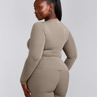 Mellow™ Motion Crew Neck Long Sleeve Top | Warm Minky
